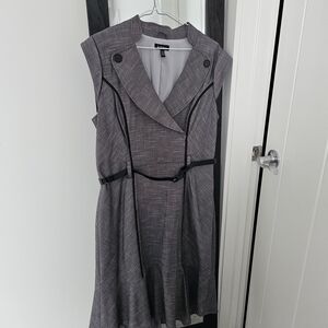 Le Chateau Charcoal Midi Dress
